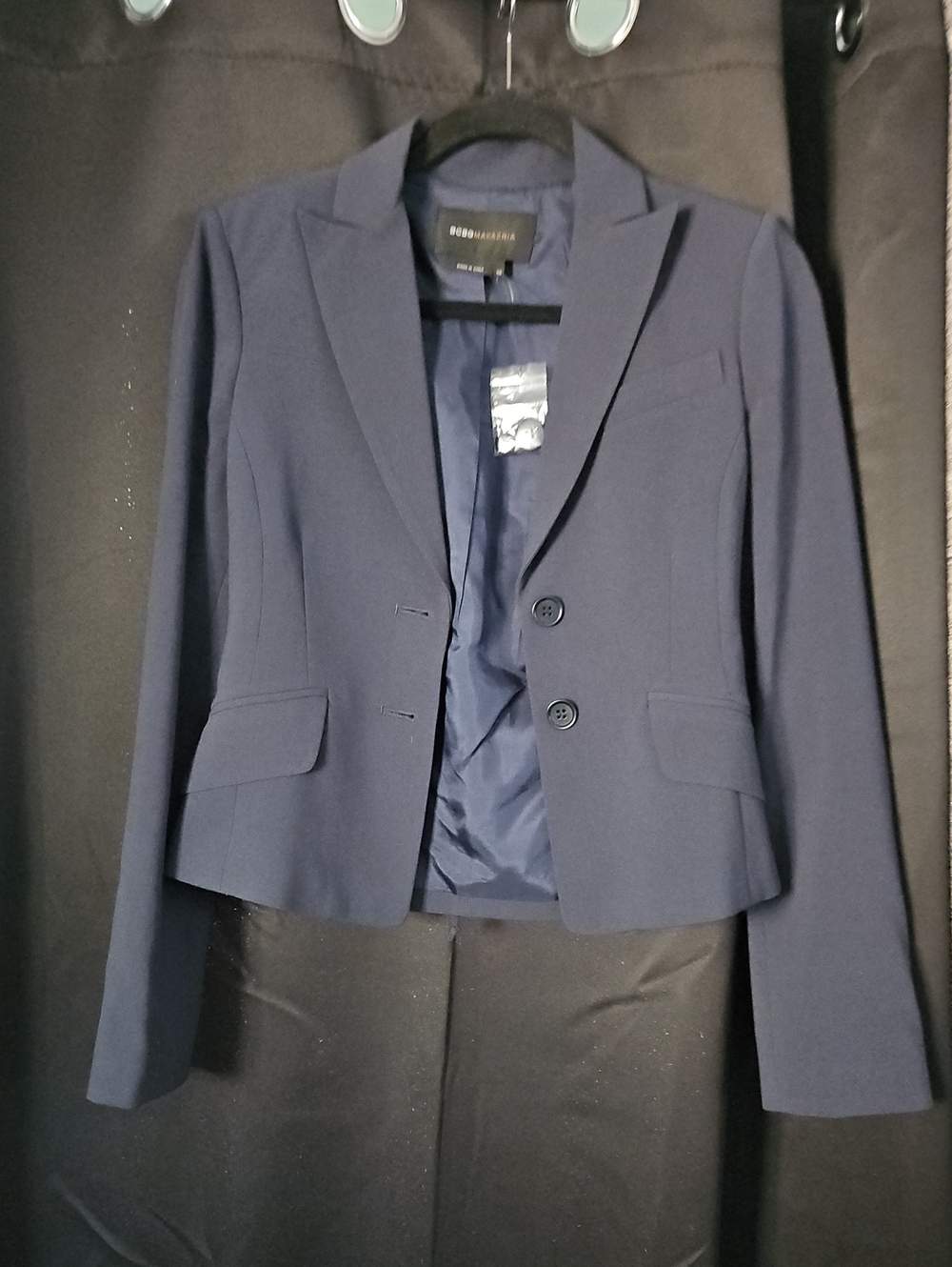 BCBGMaxAzria Navy Tailored Women's Blazer